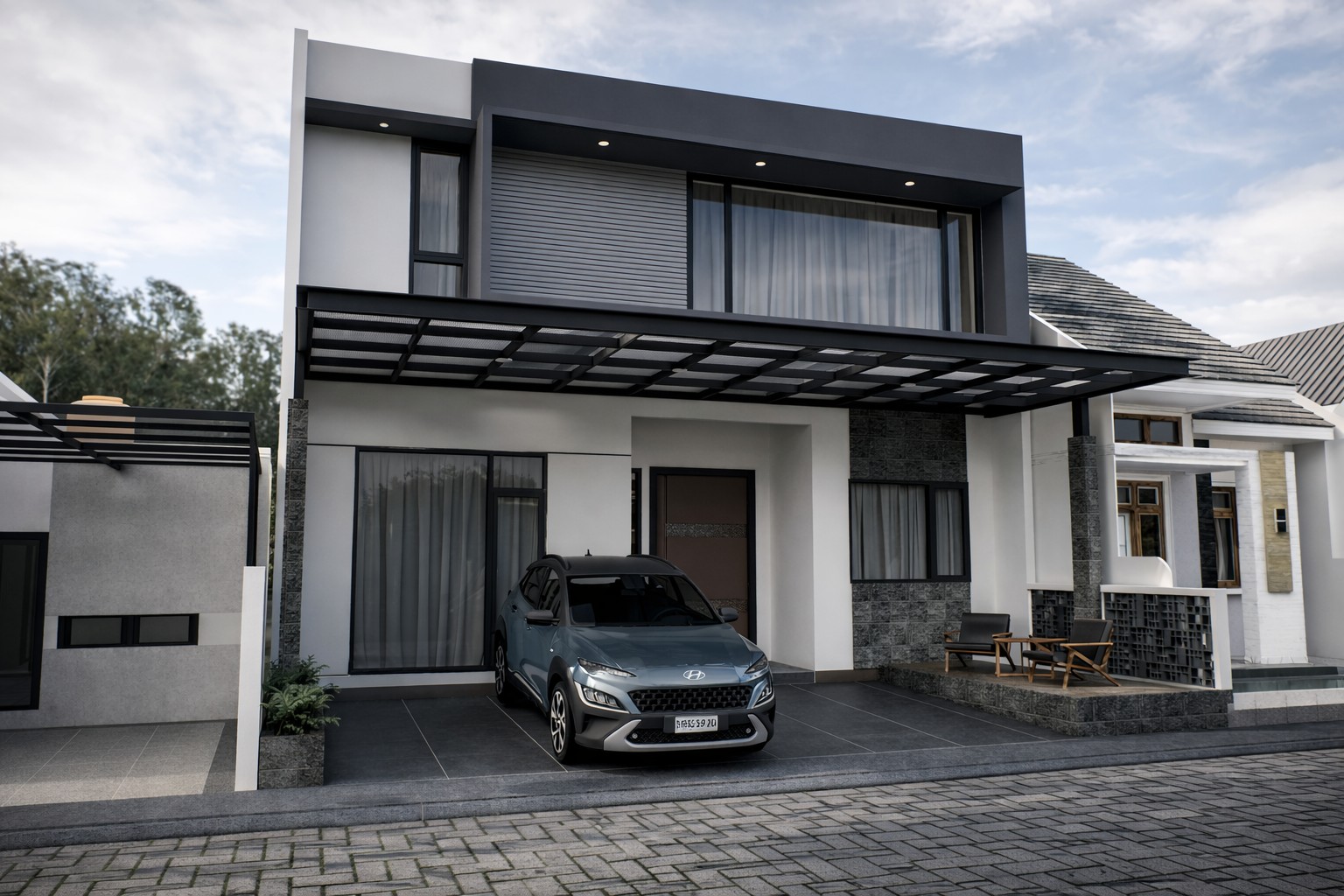 Facade Ellysium — siang